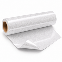Rouleau de flex thermocollant pailleté blanc pour personnalisation textile Maison du Flex
